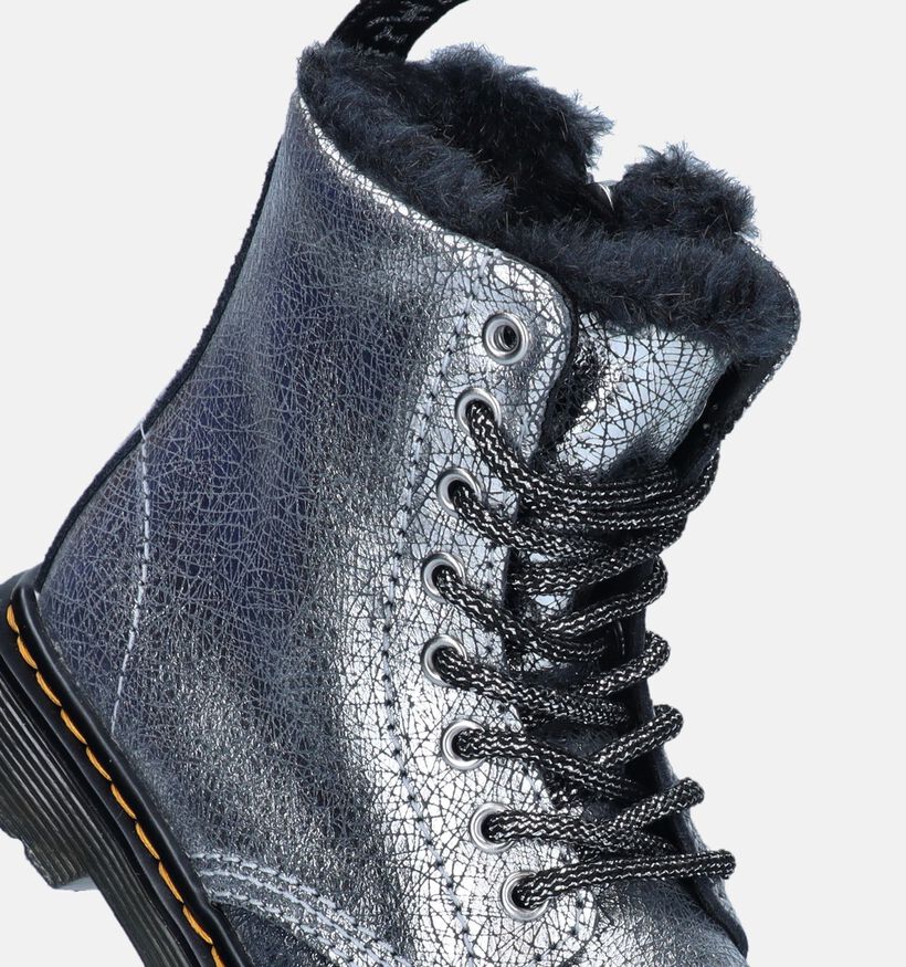 Dr. Martens 1460 Serena Zilveren Boots voor meisjes (343772)