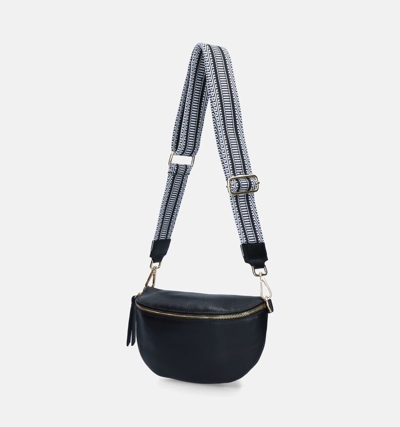 Via Limone Zwarte Crossbody tas voor dames (350520)