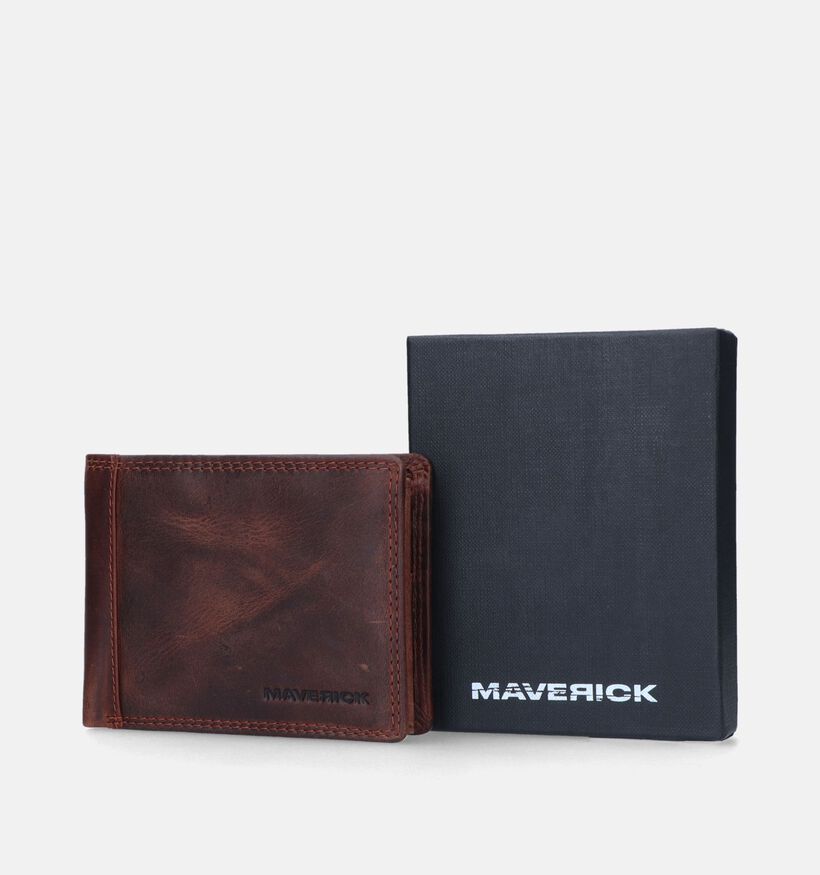 Maverick Bruine Portefeuille voor heren, dames (349891)