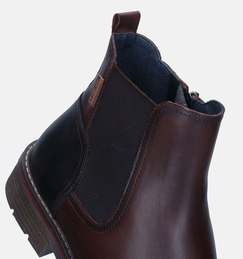 Pikolinis York Bruine Chelsea boots voor heren (346325) - geschikt voor steunzolen