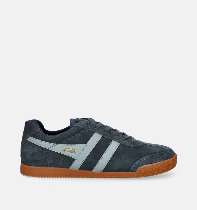 Gola Harrier CMA192 Blauwe Sneakers voor heren (345145) - geschikt voor steunzolen