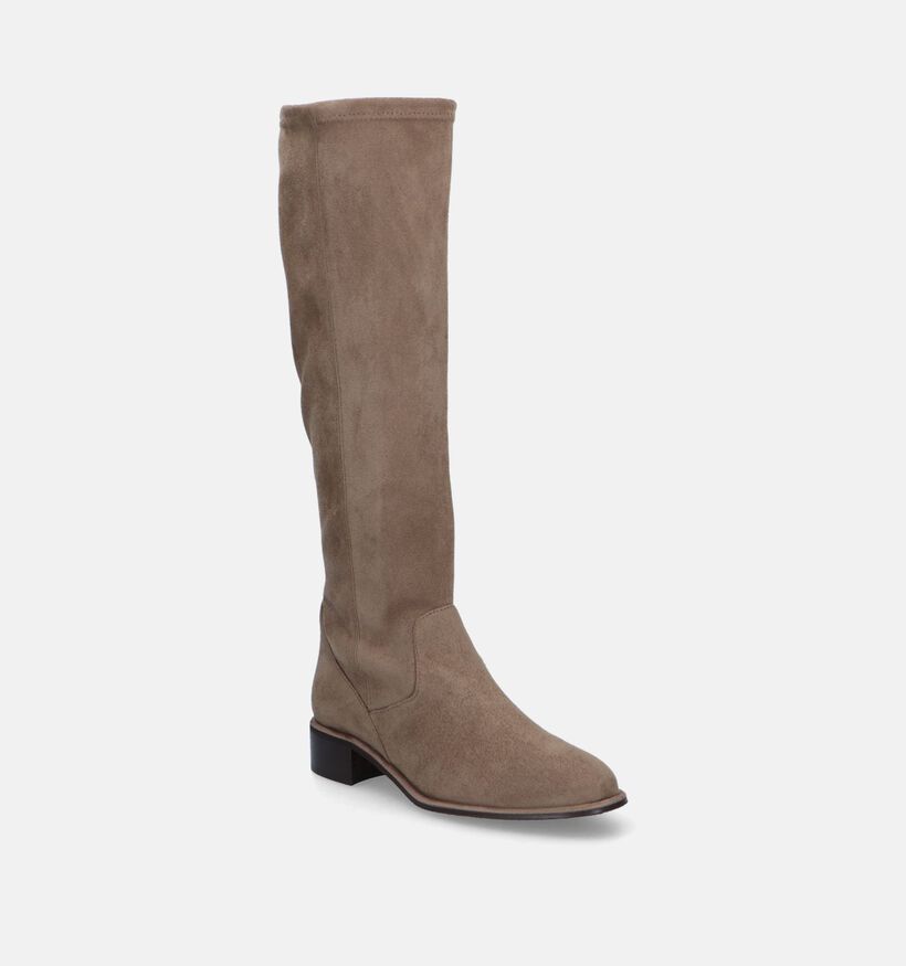 Pedro Miralles Bottes stretch en Taupe pour femmes (347298)