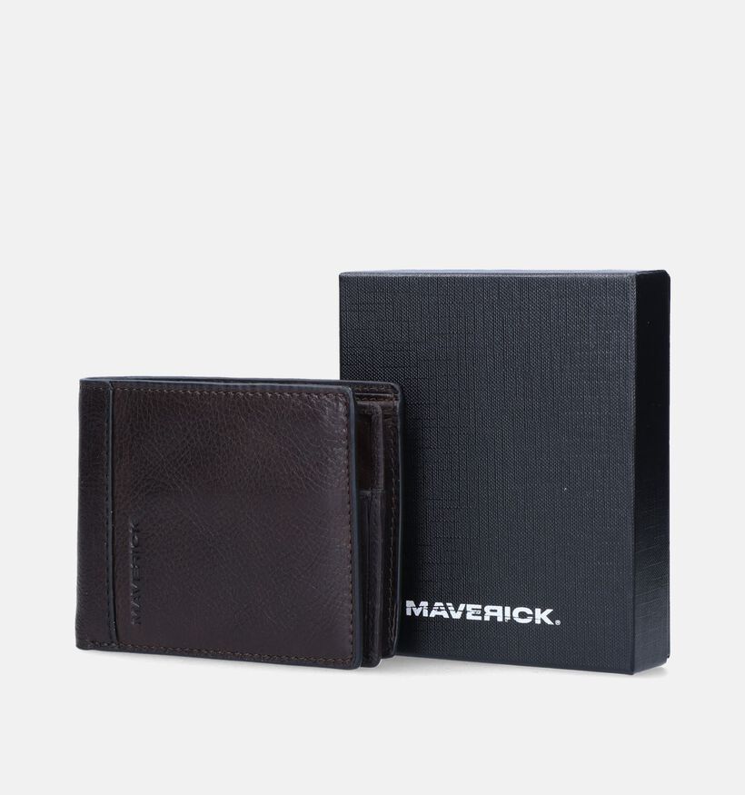 Maverick Portefeuille en Marron pour hommes (349916)