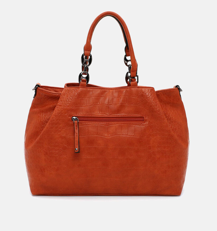 Suri Frey Hadley Oranje Shopper met rits voor dames (347901)