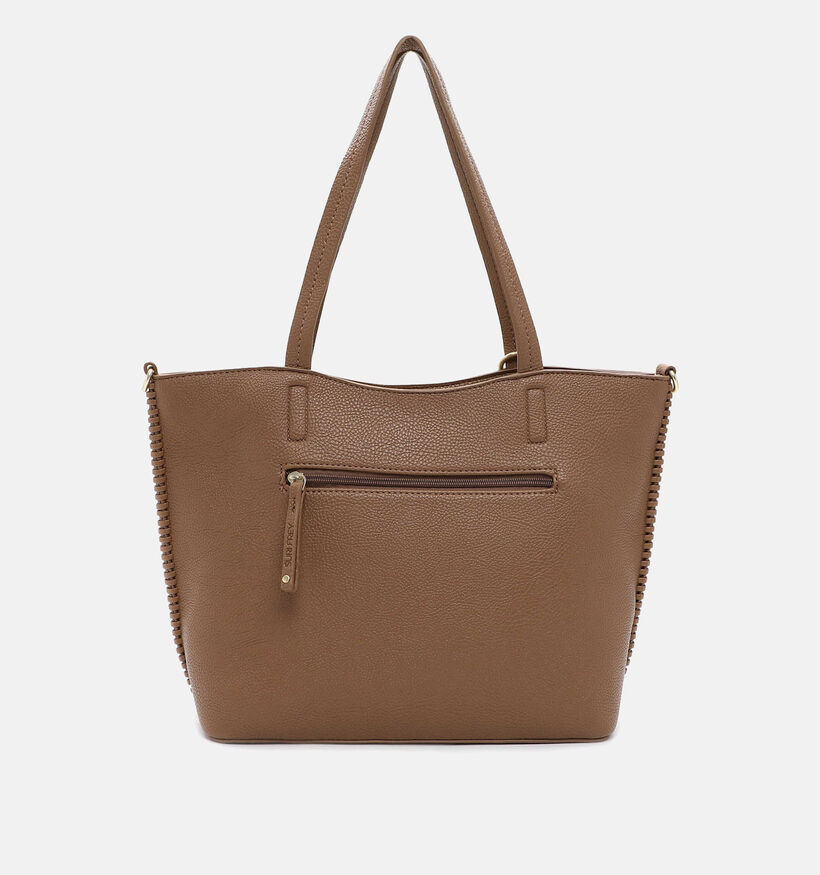 Suri Frey Daggy Taupe Shopper met rits voor dames (347921)