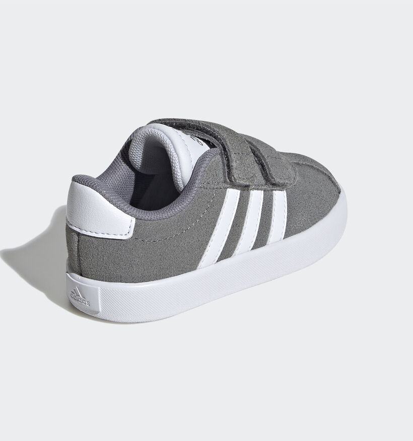 adidas VL Court 3.0 CF I Grijze Sneakers voor jongens (350022)