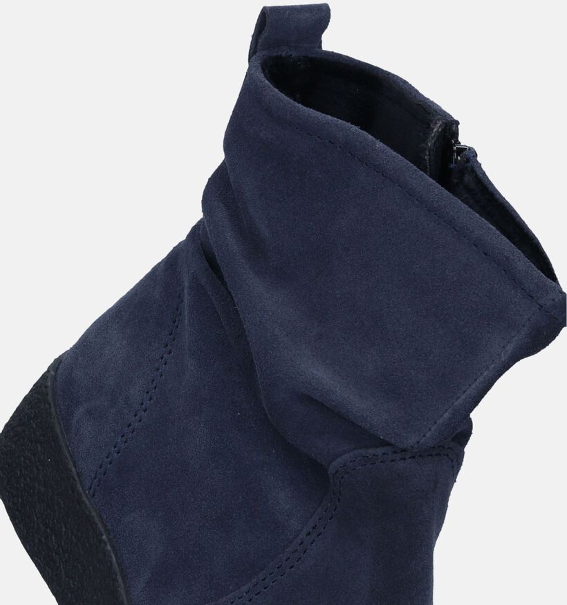 Solemade Marina 17 Blauwe Enkellaarzen voor dames (346782) - geschikt voor steunzolen