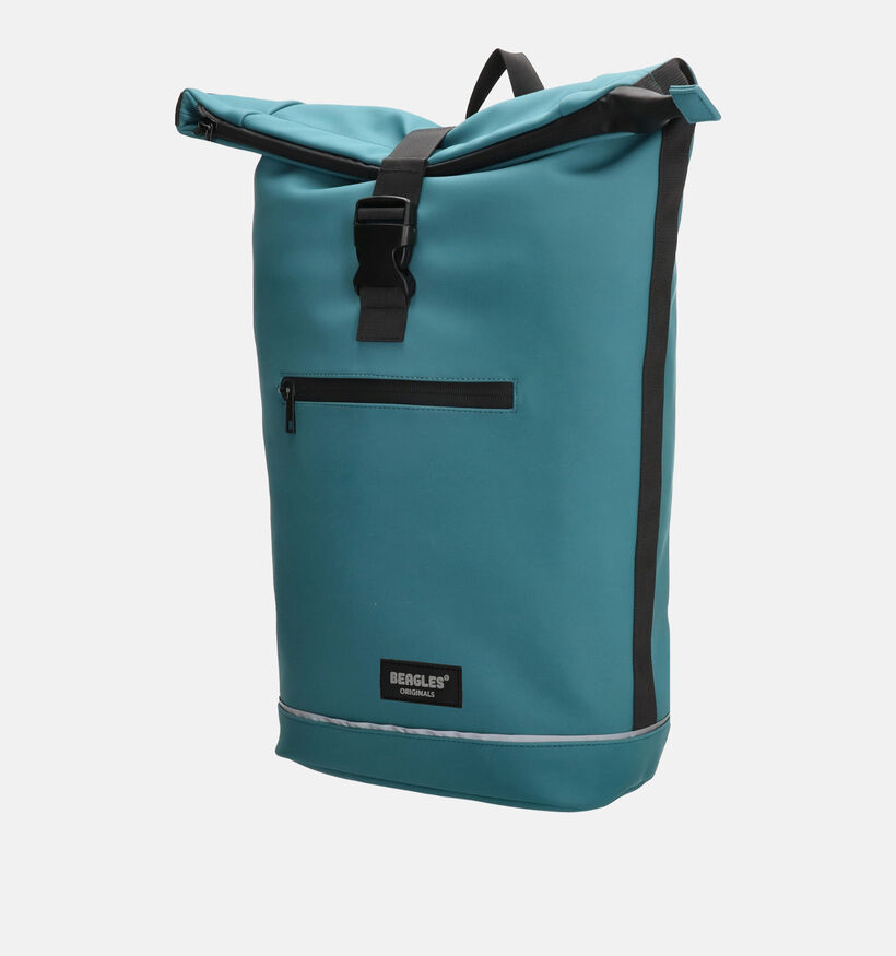 Beagles Sac à dos avec compartiment pour ordinateur portable en Turquoise pour femmes, hommes (350607)