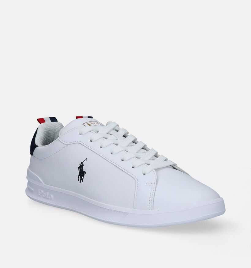 Polo Ralph Lauren HRT Court II Witte Veterschoenen voor heren (345961)