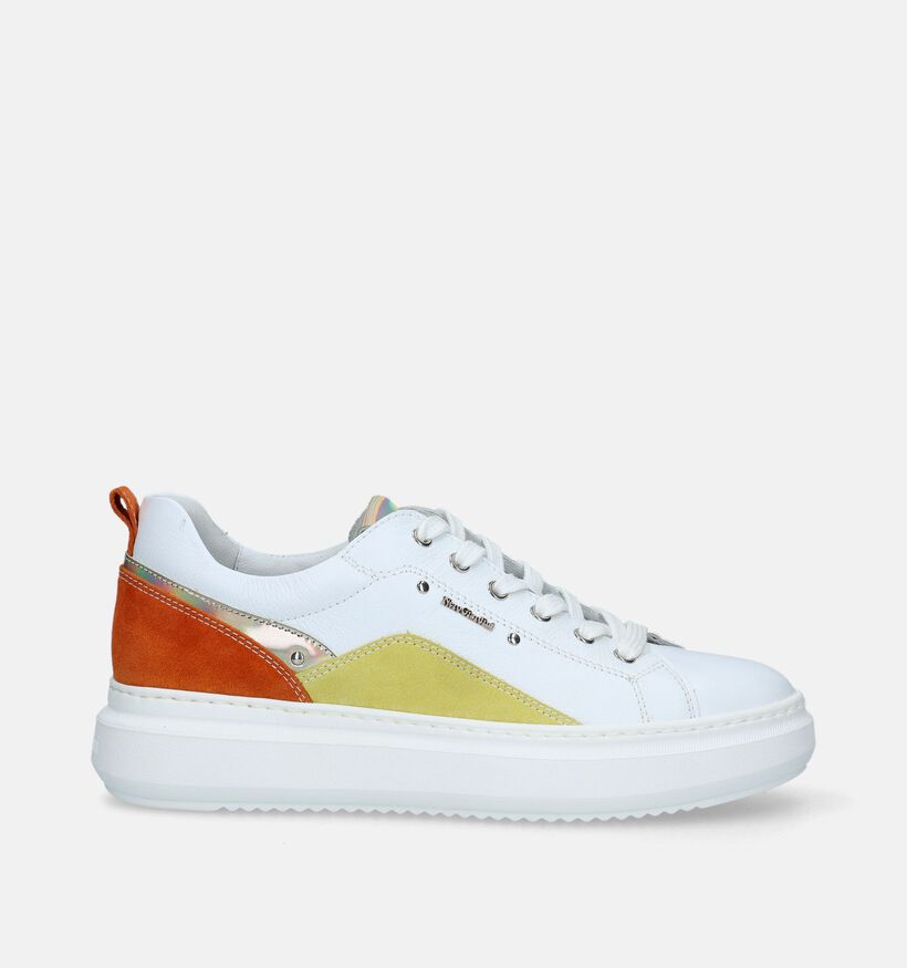 NeroGiardini Witte Sneakers voor dames (337170) - geschikt voor steunzolen