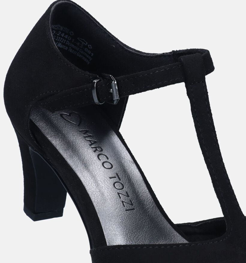 Marco Tozzi Zwarte Pumps met riempje voor dames (344581)