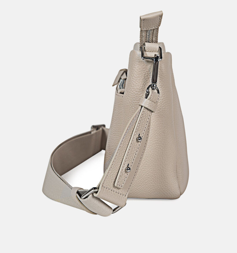 Crinkles Ecru Crossbody Tas voor dames (342334)