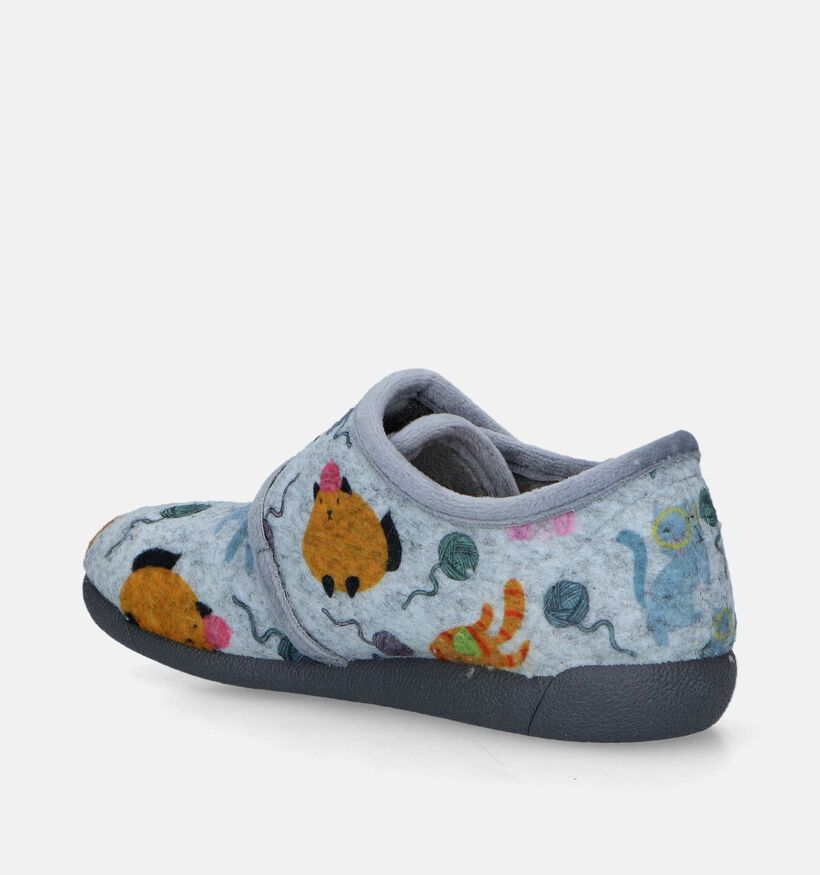 Milo & Mila Pantoufles fermées en Gris pour filles (348675)