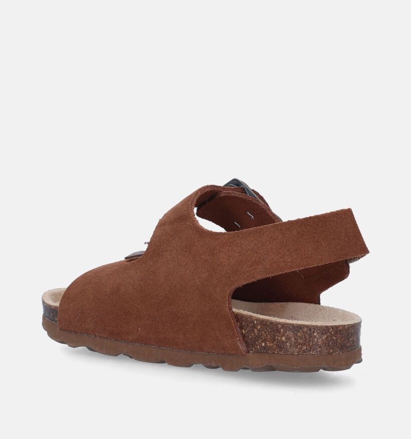 Milo & Mila Cognac Sandalen voor jongens (340919)