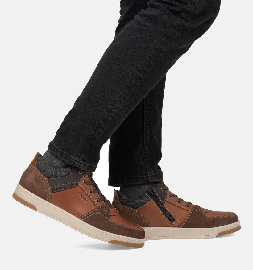 Rieker Cognac Veterschoenen voor heren (344386)