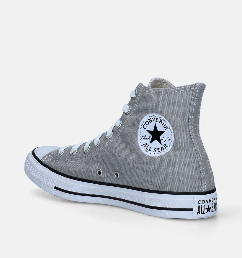 Converse Chuck Taylor AS Baskets en Gris pour hommes (341717)