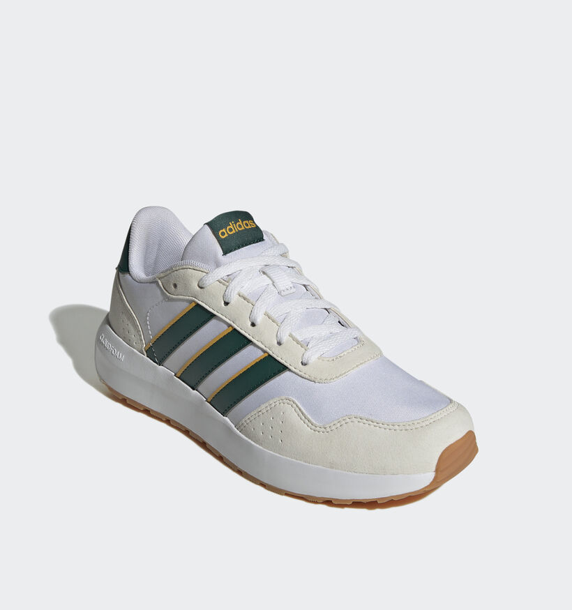 adidas Run 60s J Witte Sneakers voor jongens, meisjes (343236)