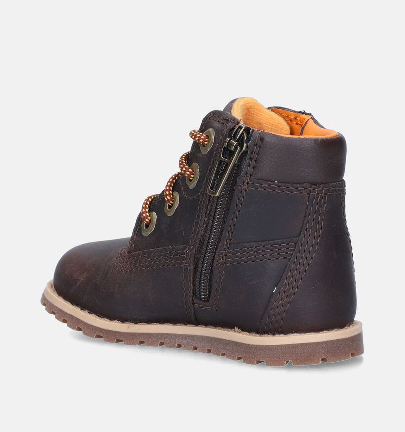 Timberland Pokey Pine HL Bottines en Brun pour filles, garçons (345273) - pour semelles orthopédiques