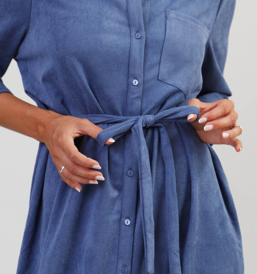 Vila Sudas Robe chemise en Bleu pour femmes (346120)