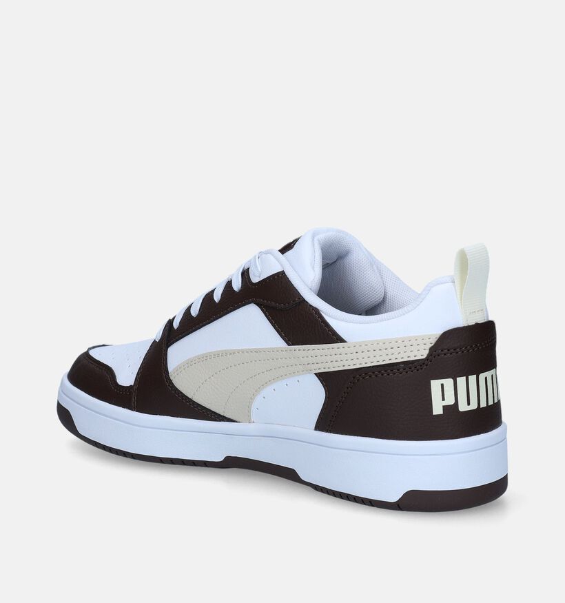 Puma Rebound V6 Bruine Sneakers voor heren (343156) - geschikt voor steunzolen