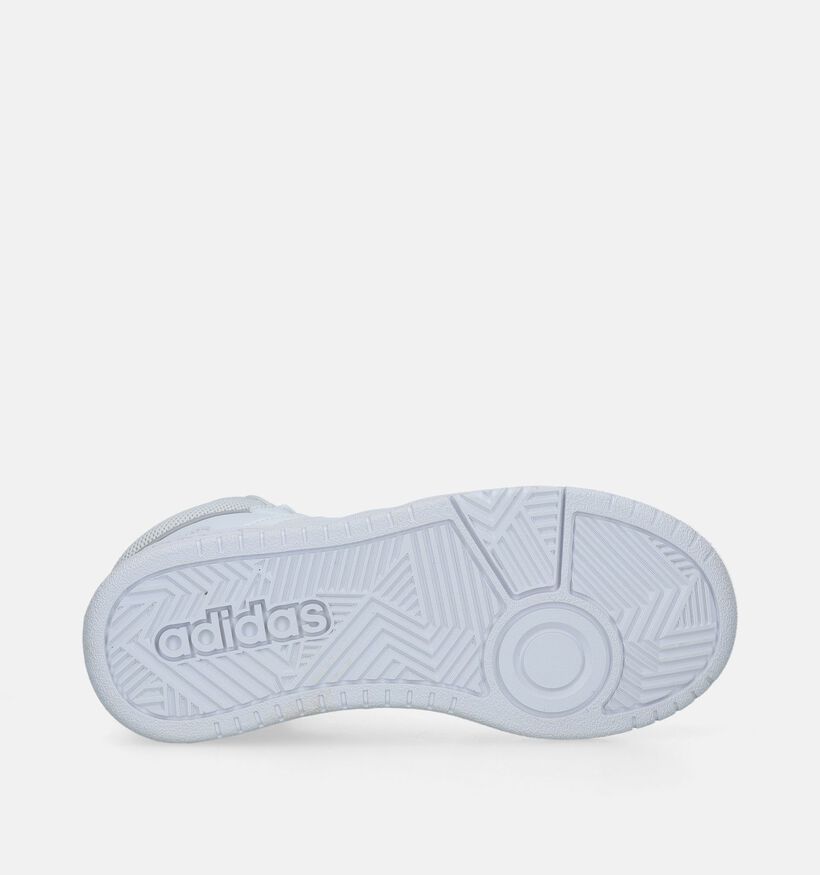 adidas Hoops 3.0 MID K Witte Hoge sneakers voor jongens, meisjes (341639)