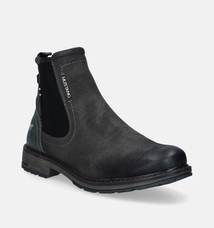 Mustang Grijze Chelsea boots voor heren (345483)