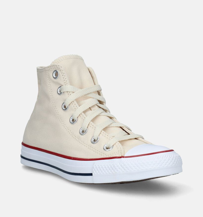 Converse CT All Star HI Baskets en Beige pour femmes (344013)