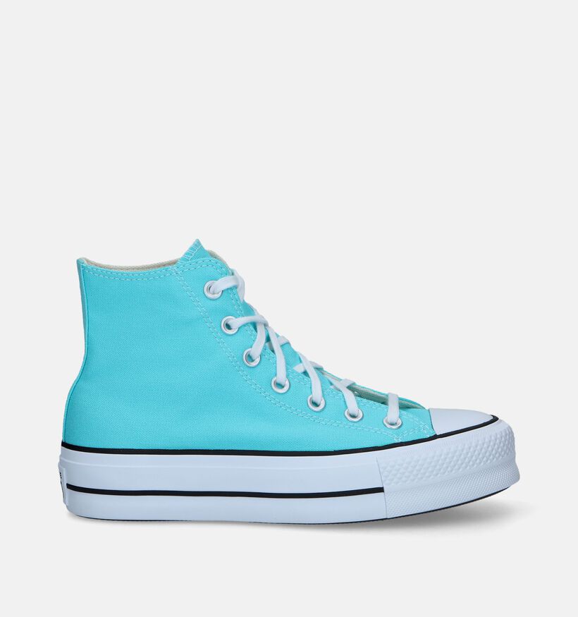 Converse Chuck Taylor All Star Lift Baskets en Turquoise pour femmes (341506)