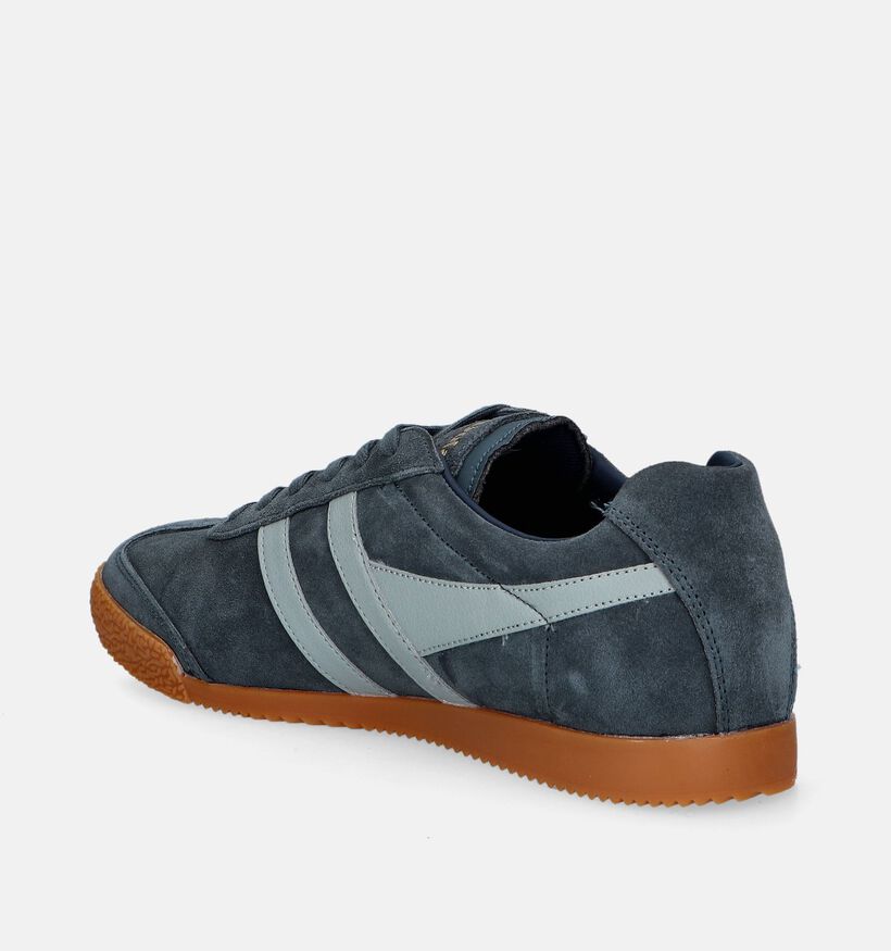 Gola Harrier CMA192 Blauwe Sneakers voor heren (345145) - geschikt voor steunzolen