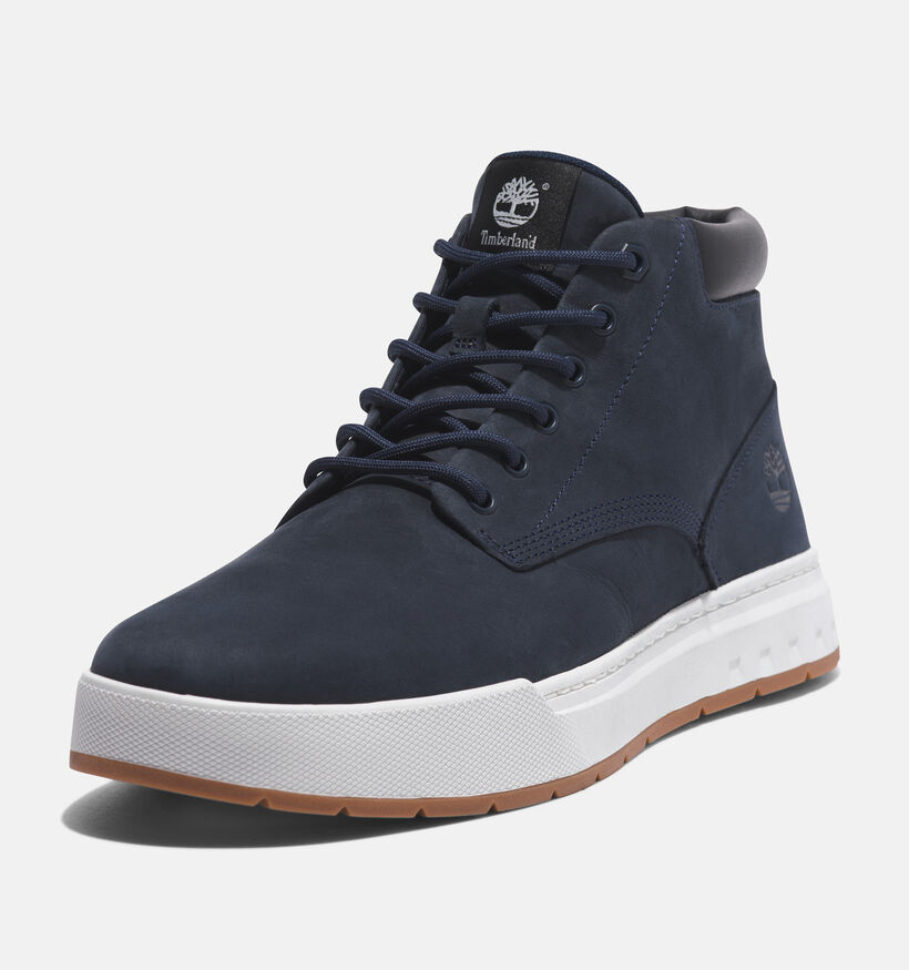 Timberland Maple Grove Leather Chukka Blauwe Bottines voor heren (344943) - geschikt voor steunzolen