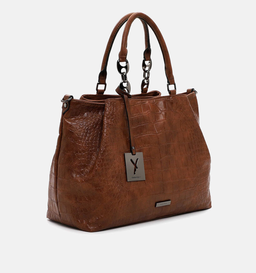 Suri Frey Hadley Cognac Shopper met rits voor dames (347938)