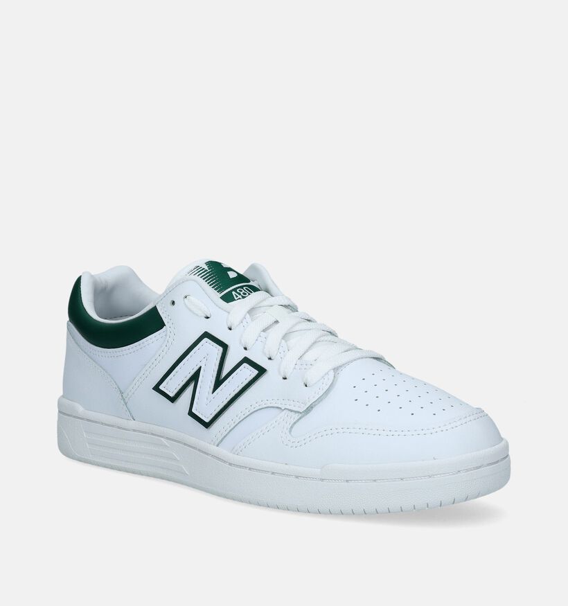 New Balance BB 480 Witte Sneakers voor heren (327254) - geschikt voor steunzolen