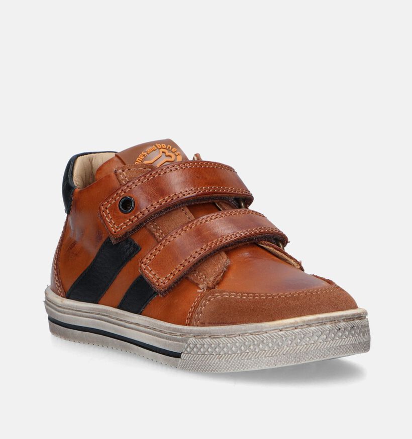 STONES and BONES Clok Chaussures pour bébé en Cognac pour garçons (345798) - pour semelles orthopédiques