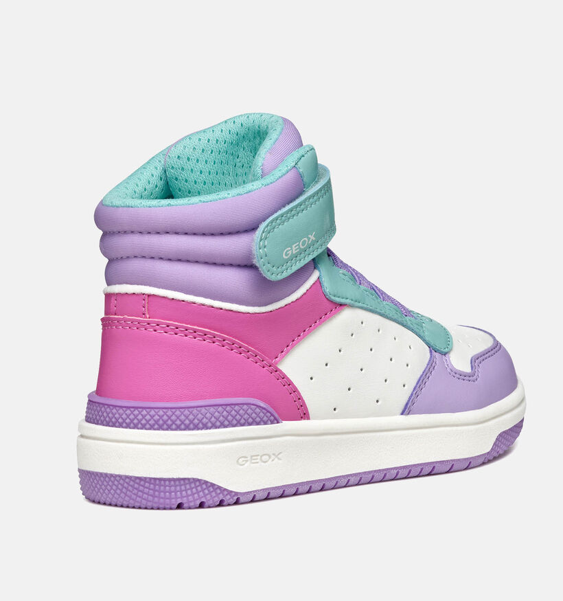 Geox Washiba Witte Sneakers voor meisjes (344535) - geschikt voor steunzolen