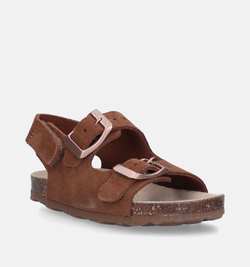 Milo & Mila Cognac Sandalen voor jongens (340919)