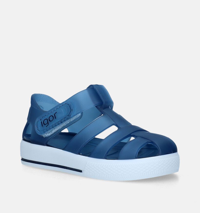 Igor Chaussures d'eau en Bleu pour filles, garçons (340872) - pour semelles orthopédiques