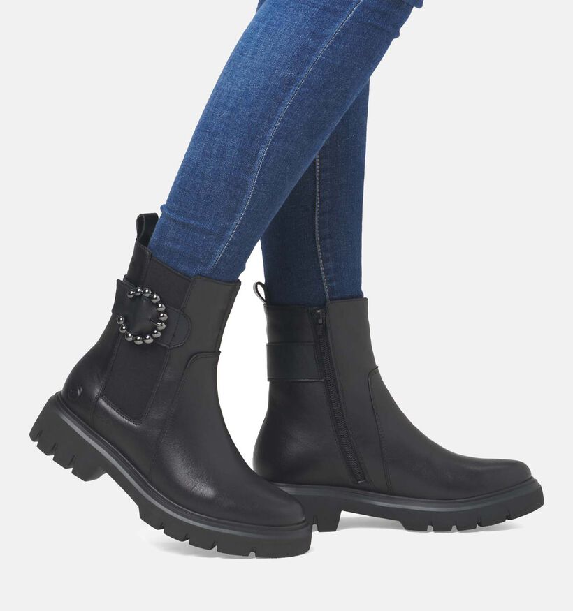 Remonte Zwarte Biker boots voor dames (347253)