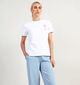 Pieces Gabbi Wit Basic T-shirt voor dames (348293)