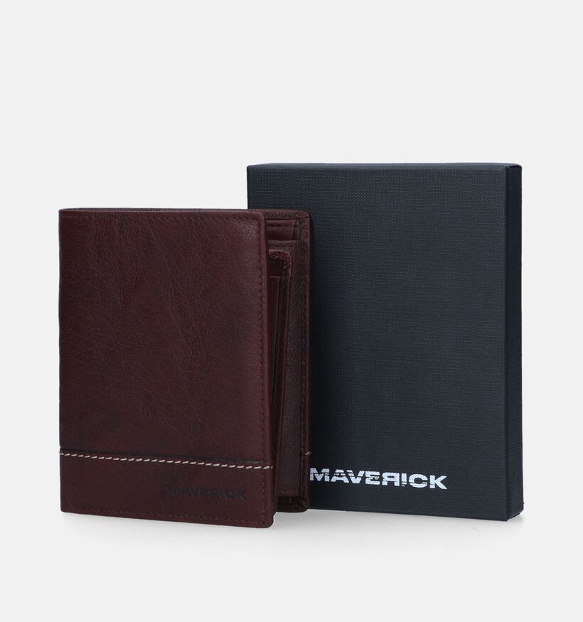 Maverick Portefeuille en Marron pour hommes (349909)