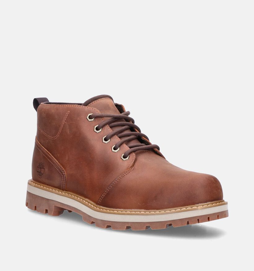 Timberland Britton Road Mid Chukka Cognac Boots voor heren (344966) - geschikt voor steunzolen