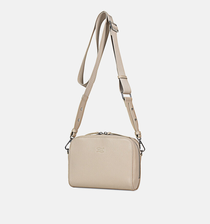 Crinkles Ecru Crossbody Tas voor dames (342313)