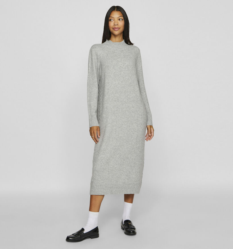 Vila Kiku Robe pull en Gris pour femmes (345009)