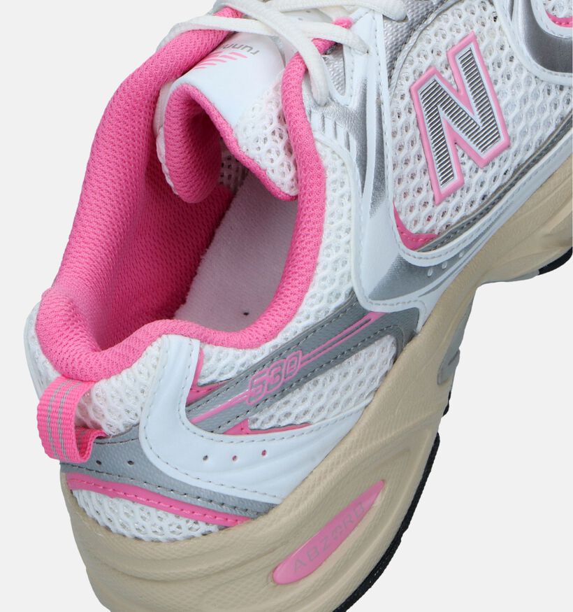 New Balance MR 530 Baskets en Blanc pour femmes (342247) - pour semelles orthopédiques