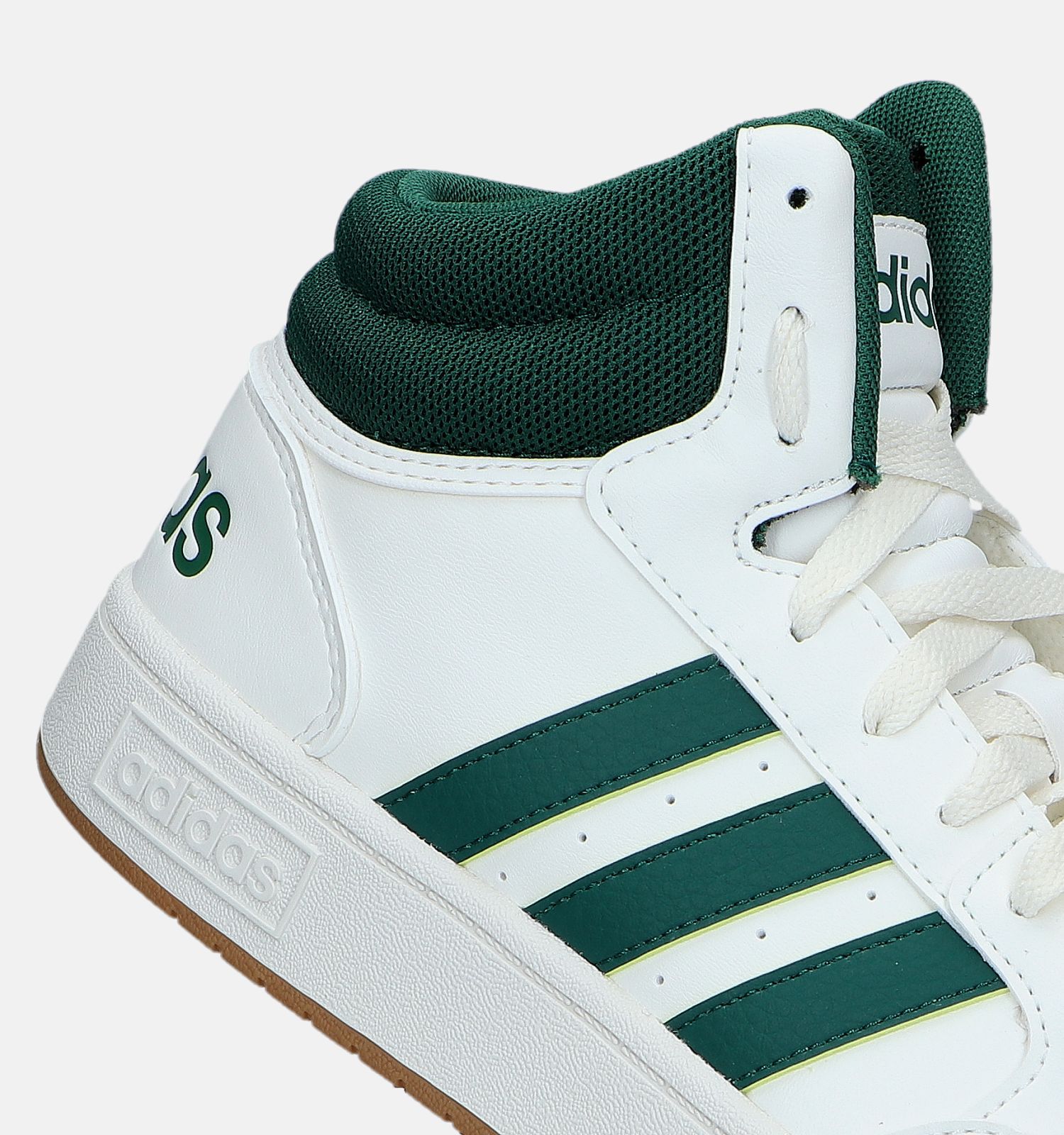 Witte hoge adidas cheap sneakers