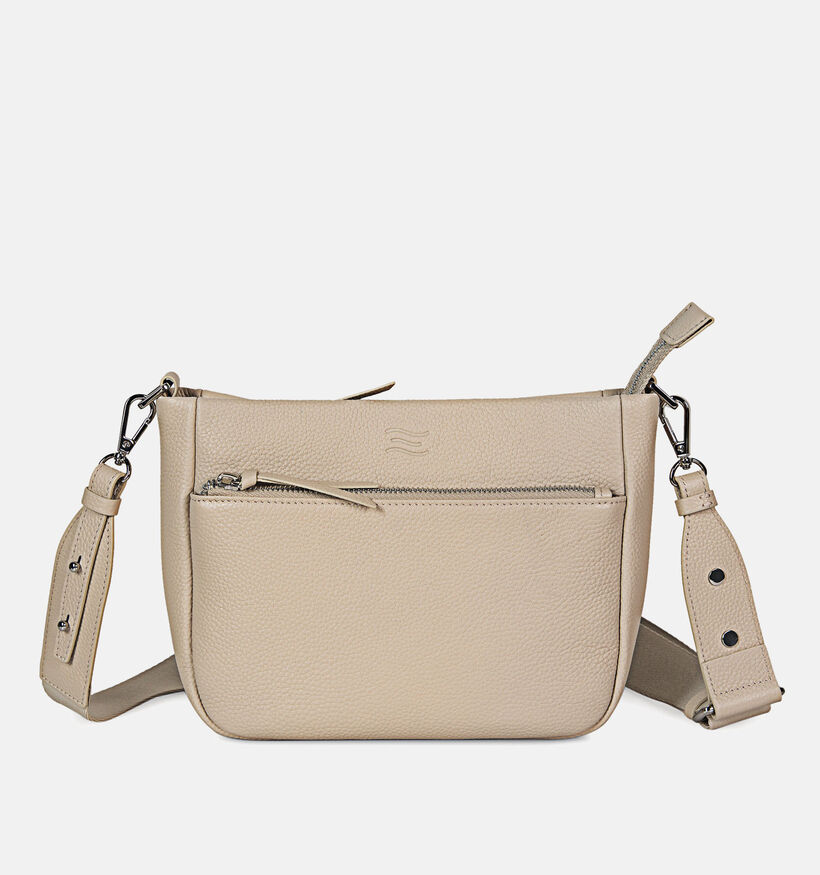 Crinkles Ecru Crossbody Tas voor dames (342334)