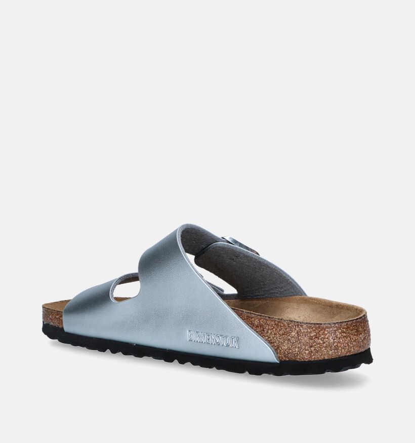 Birkenstock Arizona Nu-pieds en Argent pour femmes (343924)