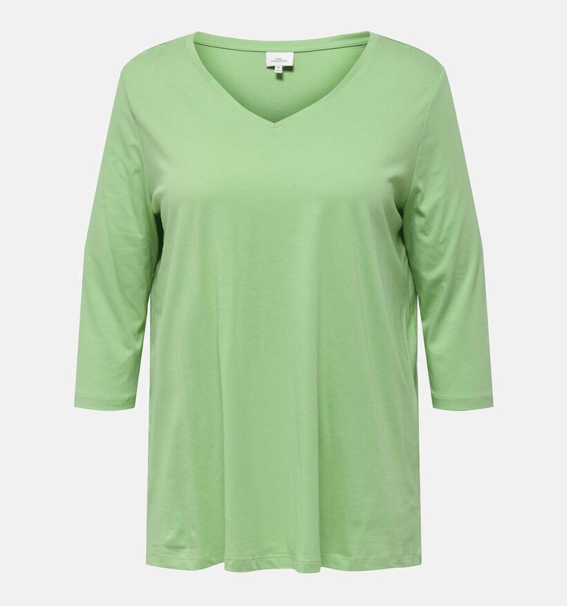 ONLY Carmakoma Bonnie Groene Longsleeve voor dames (344216)