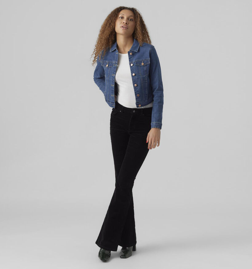 Vero Moda Luna Blauwe Korte jeansjas voor dames (344058)