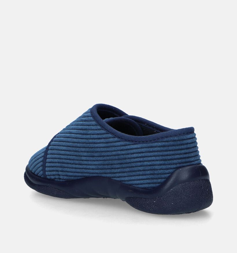 Milo & Mila Pantoufles fermées en Bleu pour filles, garçons (348663)