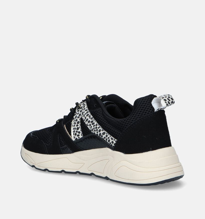 Poelman Baskets casual en Noir pour femmes (344462)